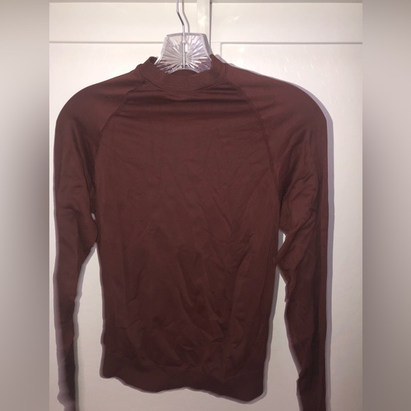 Halfdays Johnson crew neck espresso top L - Picture 1 of 3